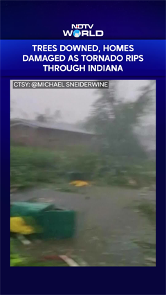 United States: Tress Downed, Homes Destroyed As Tornado Rips Through Indiana