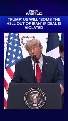 Donald Trump: US Will "Bomb The Hell Out Of Iran" If Deal Is Violated