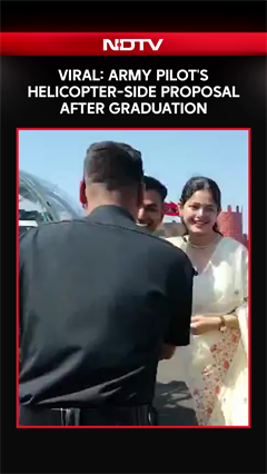 Army Pilot Proposes To Girlfriend In Front Of Helicopter After Graduation