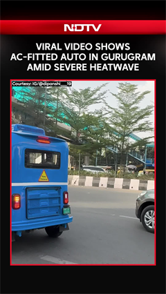 Viral Video: AC-Fitted Auto In Gurugram Amid Severe Heatwave