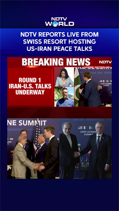 US Iran Peace Talks | NDTV Reports From Inside Swiss Resort Hosting US-Iran Talks