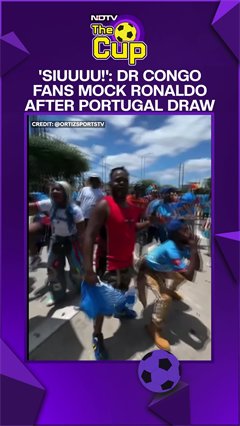 Video: 'Siuuu!': DR Congo Fans Mock Ronaldo After Portugal Draw