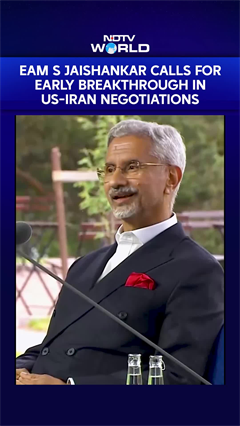 US Iran War | EAM S Jaishankar Calls For Early Breakthrough In US-Iran Negotiations