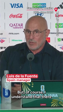 Spain Vs Uruguay | 'Refereeing Is Difficult But...' - Spain's de la Fuente