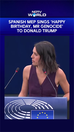 &lsquo;Happy Birthday, Mr Genocide&rsquo;: Spanish Member Of European Parliament Targets Donald Trump