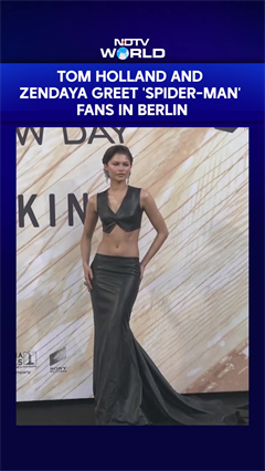 Tom Holland & Zendaya Greet 'Spider-Man' Fans In Berlin