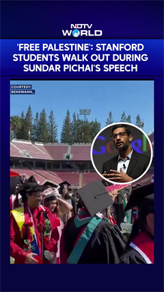 Sundar Pichai Booed, Students Walk Out At Stanford Graduation Ceremony