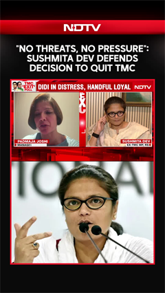 "No Threats, No Pressure": Sushmita Dev Defends Decision To Quit TMC