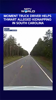Moment Truck Driver Helps Thwart Alleged Kidnapping In South Carolina