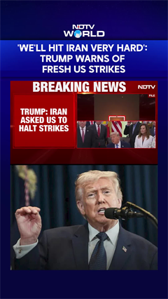 US Iran War | 'We'll Hit Iran Very Hard': Trump Warns Of Fresh US Strikes