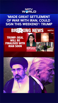 US Iran War | "Made Great Settlement Of War With Iran, Could Sign This Weekend": Trump