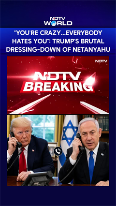 "You're F***ing Crazy...Everybody Hates You": Trump's Brutal Dressing-Down Of Netanyahu