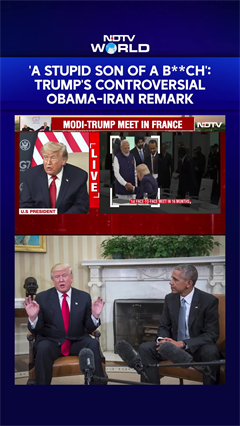 'A Stupid Son of a B**ch': Donald Trump's Controversial Obama-Iran Remark