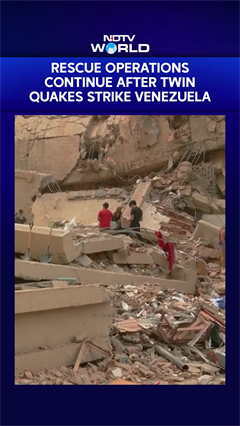 Venezuela Earthquake | Rescue Operations Continue After Twin Quakes Strike Venezuela