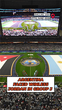 FIFA World Cup | Argentina Vs Jordan Highlights | Argentina Top Group With 3-1 Win Over Jordan