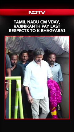 Video: CM Vijay And Rajinikanth Pay Last Respects To K Bhagyaraj
