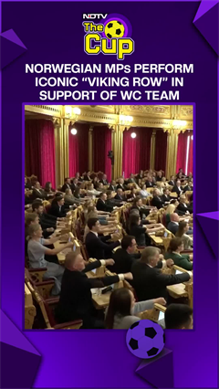Viral 'Viking Row' Performed By Norwegian Parliament To Support World Cup Team