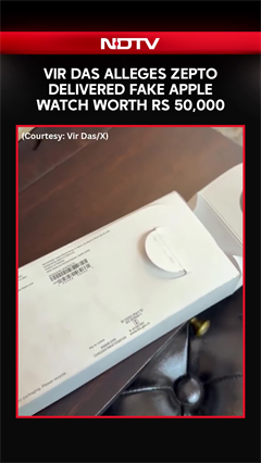 Vir Das Alleges Zepto Delivered Fake Apple Watch Worth Rs 50,000, Calls It "Full Scam"