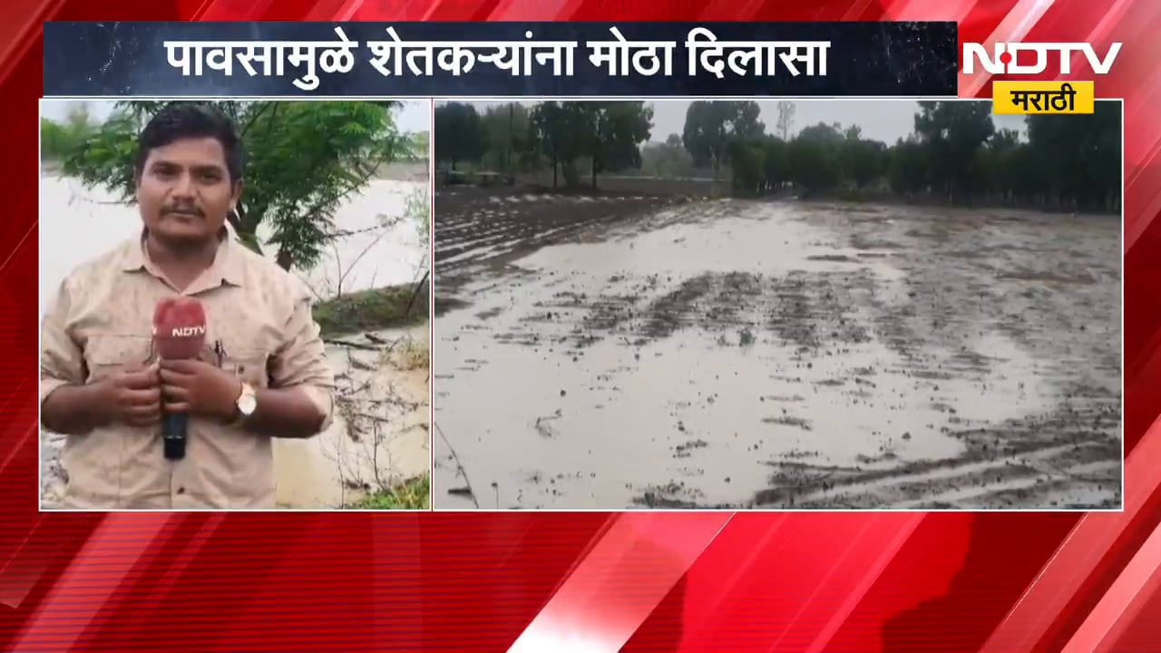 Hingoli Rain| हिंगोलीत मुसळधार पाऊस, शेतामध्ये पाणीच पाणी, शेतकऱ्यांना दिलासा; याचाच घेतलेला आढावा