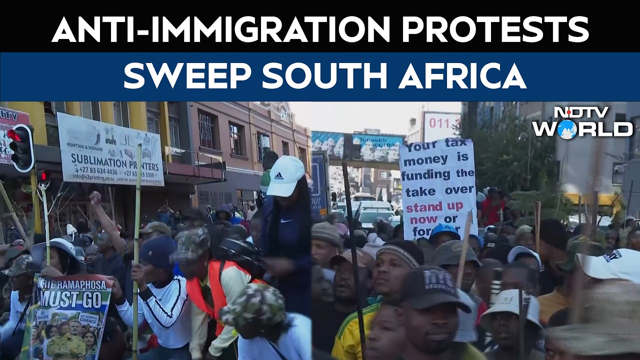 Thousands Rally Against Illegal Immigration Across South Africa Amid Tight Security