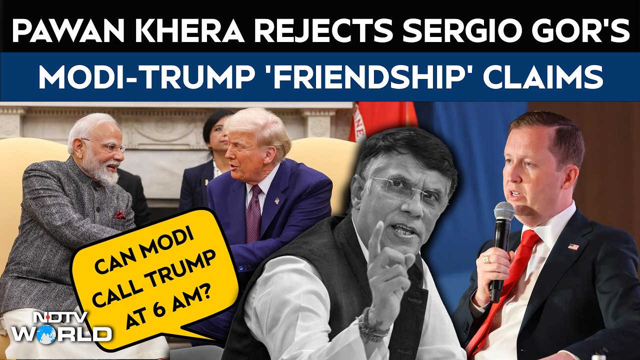 India US Ties | Pawan Khera Rejects Sergio Gor's Modi-Trump 'Friendship' Claims