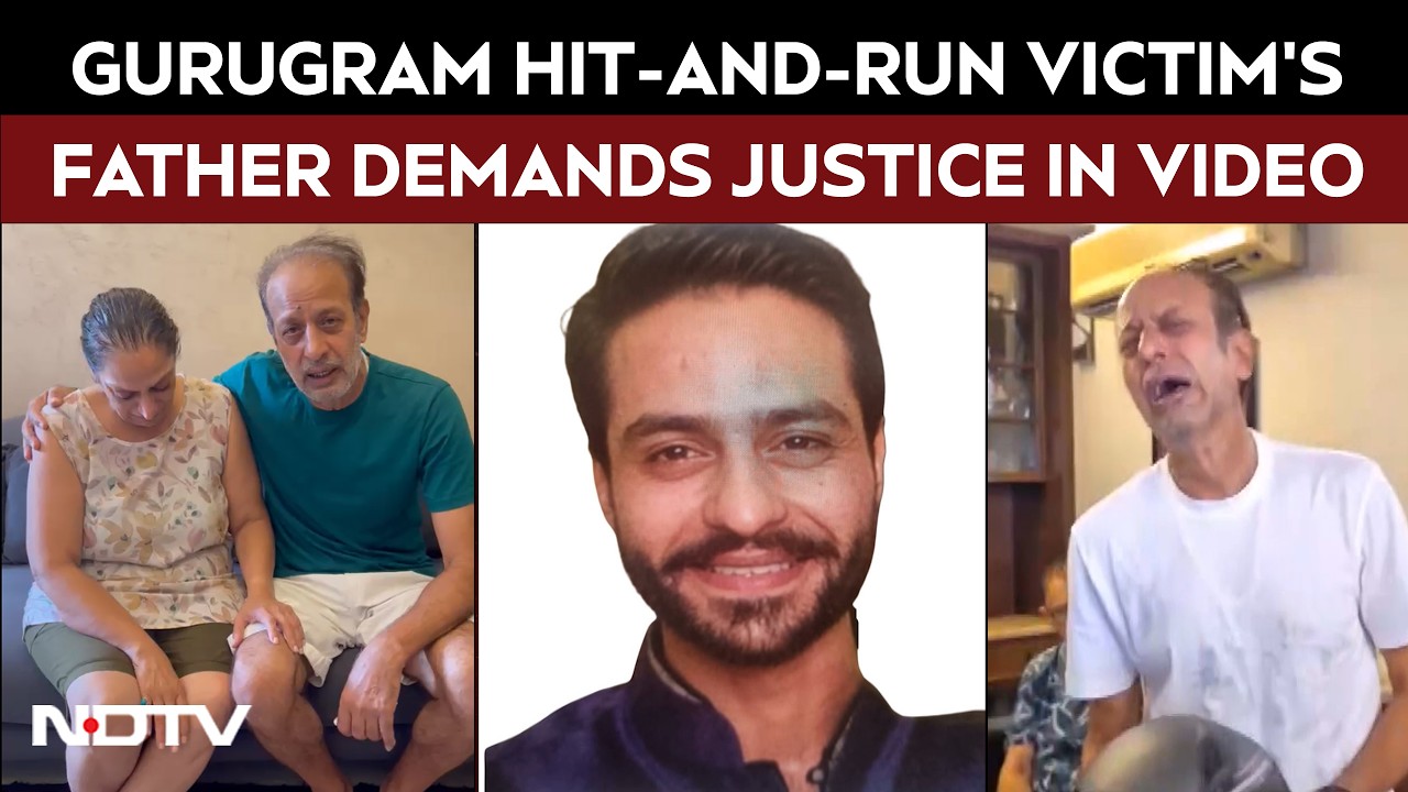 Father Of Gurugram Hit-And-Run Victim Sarthak Mattoo Shares Emotional Video Demanding Justice