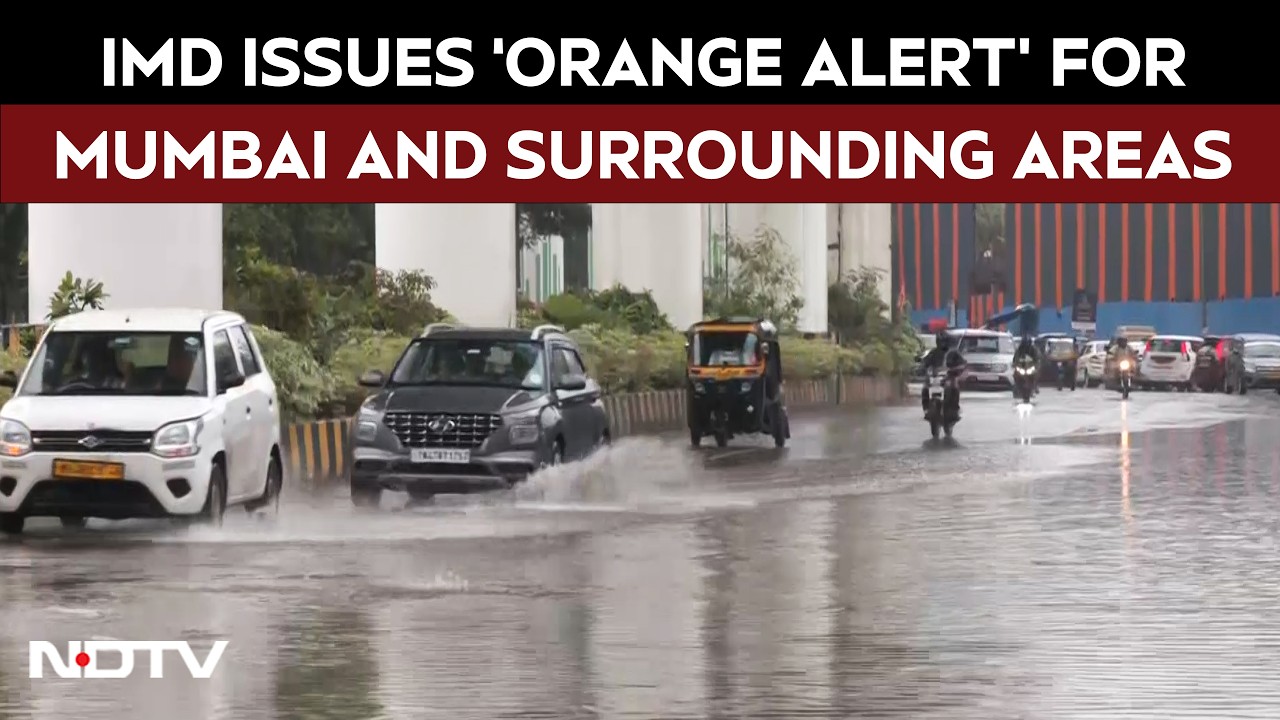 Mumbai Rains Today | IMD Issues Orange Alert, Mumbai, Thane To Receive Heavy To Very Heavy Rainfall