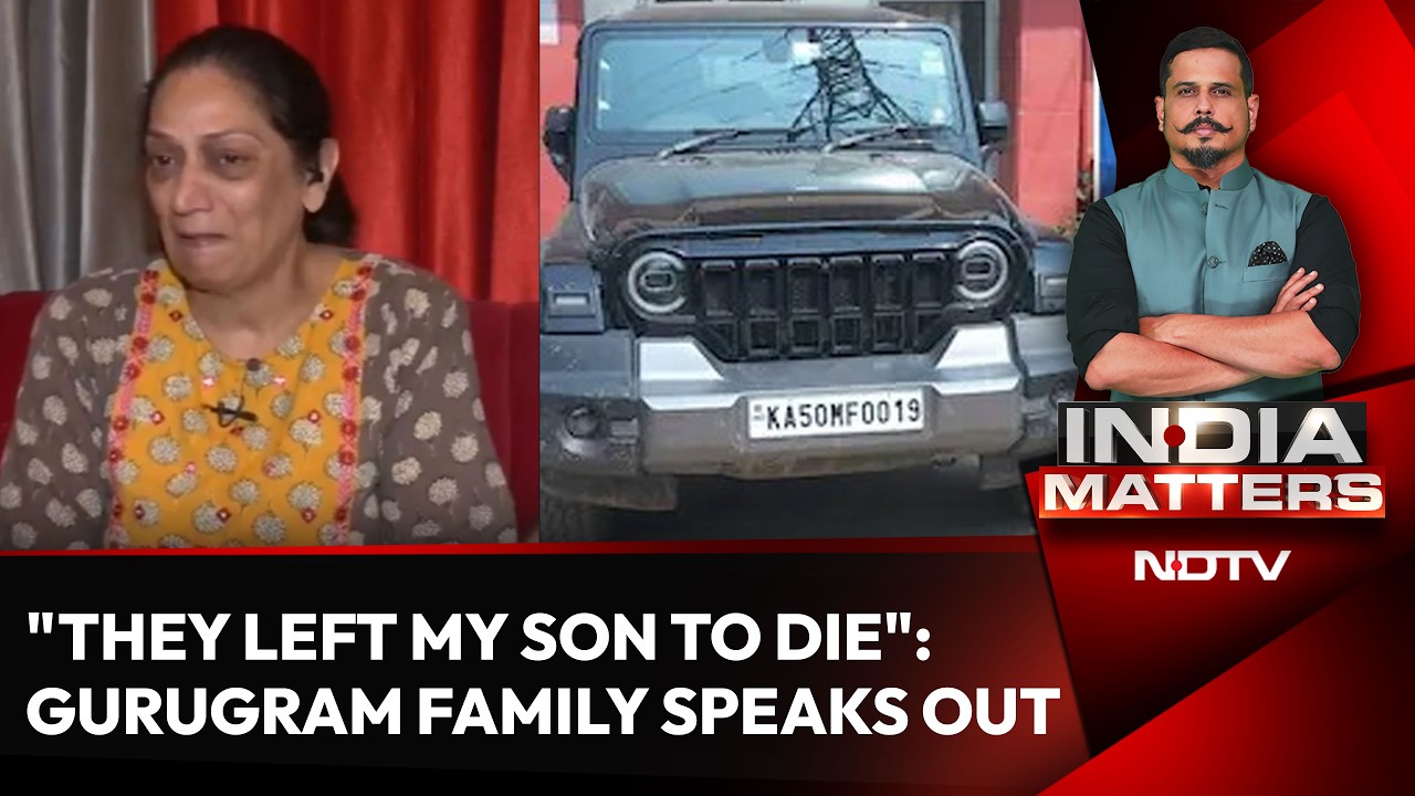 "They Left My Son To Die": Gurugram Family Speaks Out After Thar Hit-And-Run