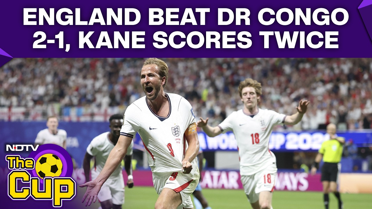 FIFA England Vs DR Congo | Harry Kane's Double Fires Seal England's 2-1 Victory Against DR Congo