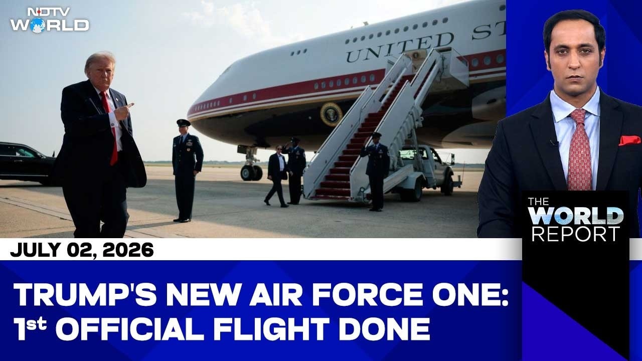 Trump's New Air Force One Marks First Flight | Qatar's $400 Million 'Gift'