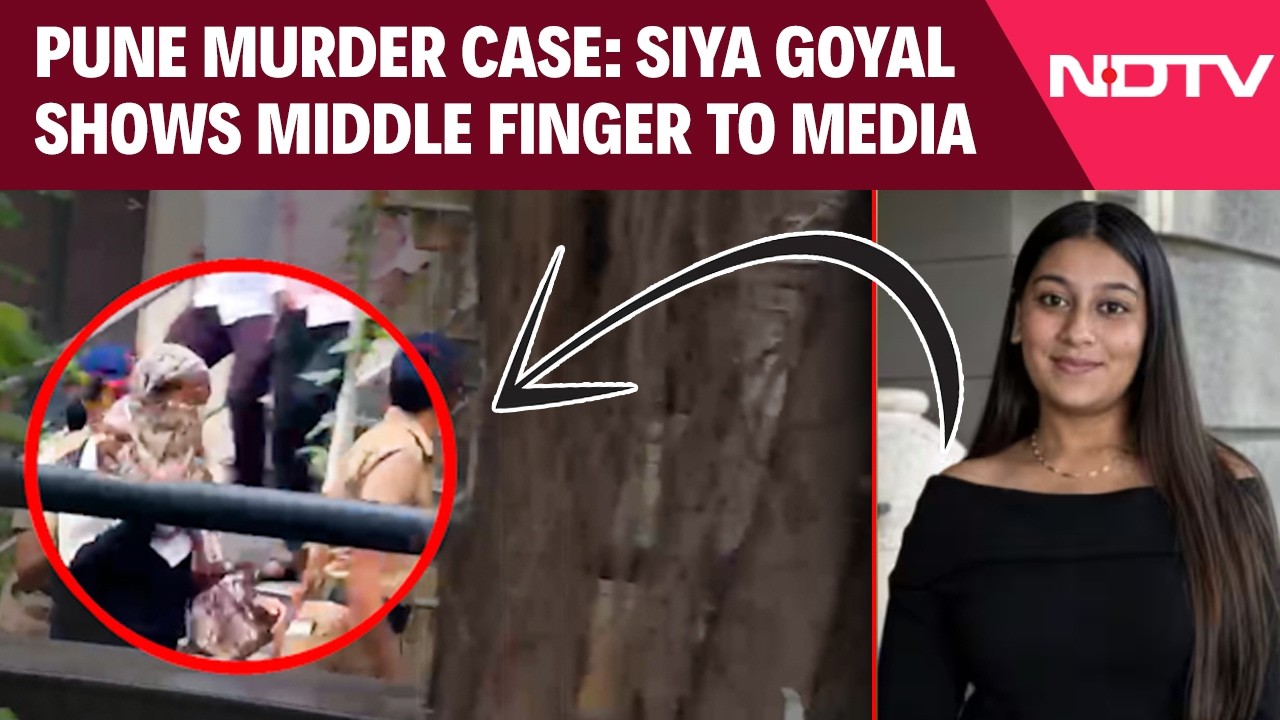 Puner Murder Case | On Camera, Pune Fort Murder Accused Siya Goyal Shows Middle Finger To Media