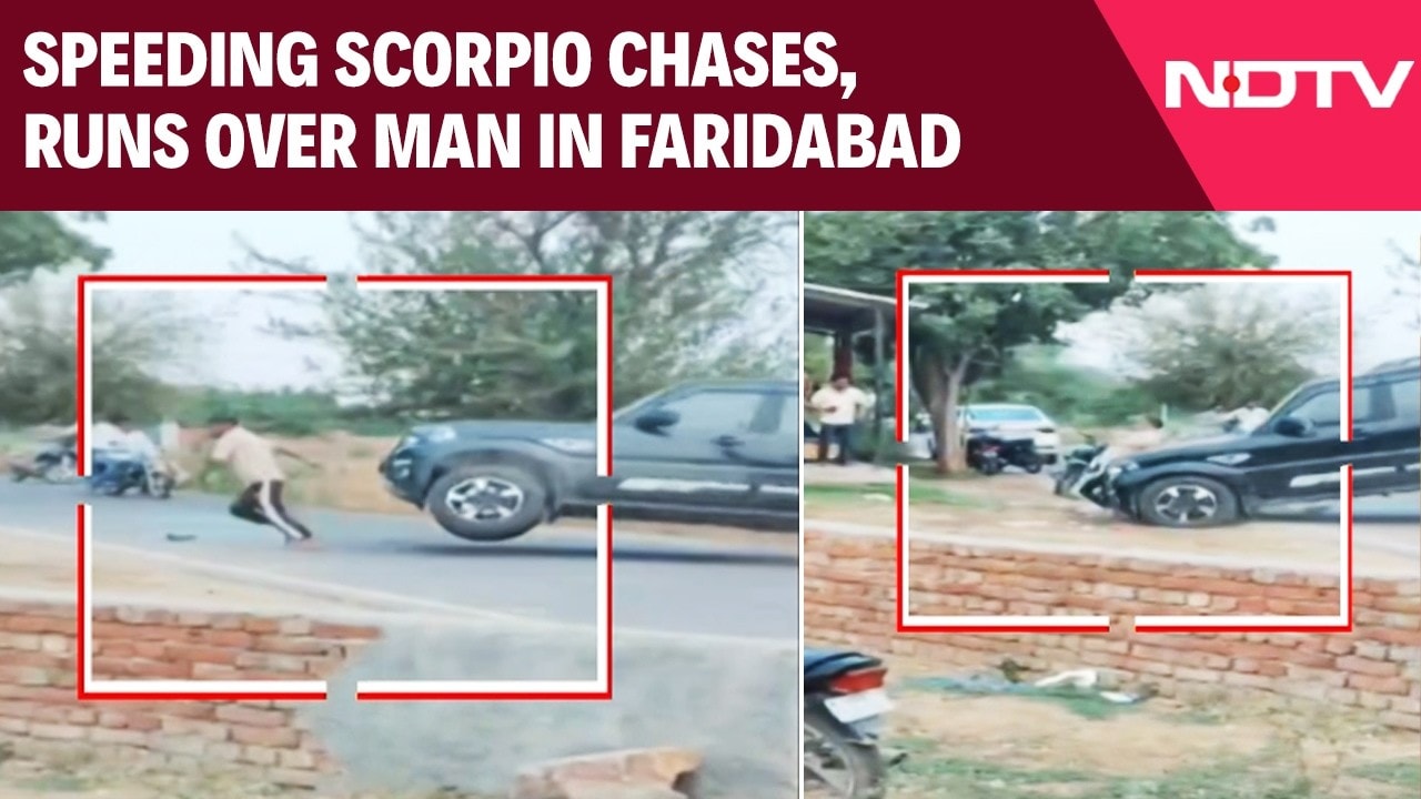 Caught On Camera: Deadly SUV Chase Leaves Man Crushed In Faridabad