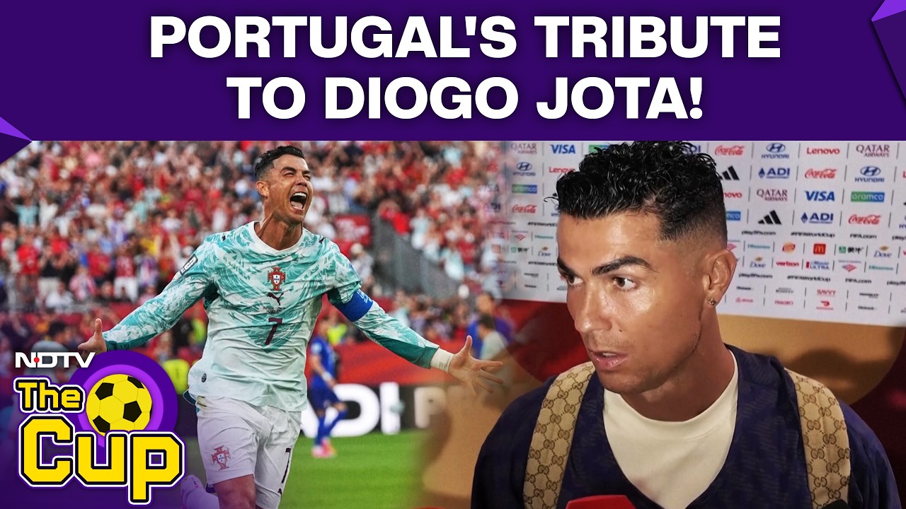 Portugal's Tribute to Diogo Jota! Ronaldo Tells Modric 'Calm Down' After Dramatic 2-1 Win