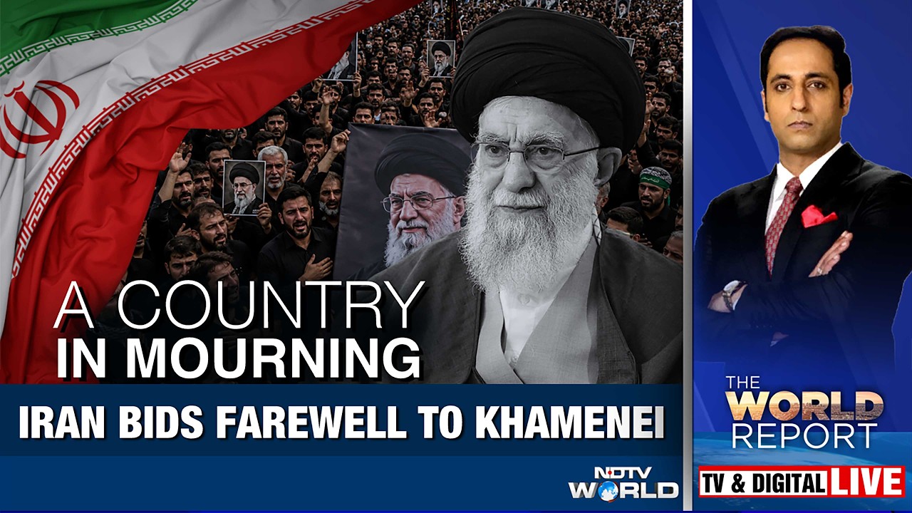 Ayatollah Ali Khamenei Funeral | Iran Bids Farewell To The Supreme Leader: Thousands Mourn