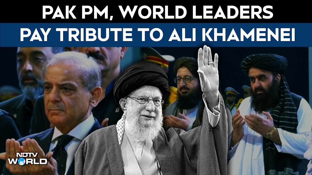 Khamenei Funeral | Pakistan PM, Other World Leaders Pay Tribute To Ali Khamenei