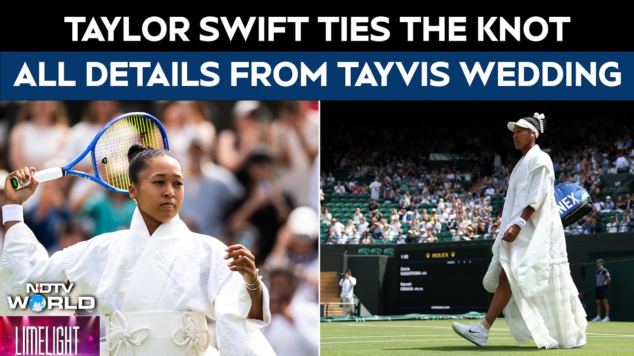 Naomi Osaka Turns Heads At Wimbledon In Striking Kimono-Style Tennis Ensemble