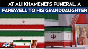 Iran News | At Ali Khamenei's Funeral, A Small Coffin, Picture Of His 14-Month-Old Granddaughter