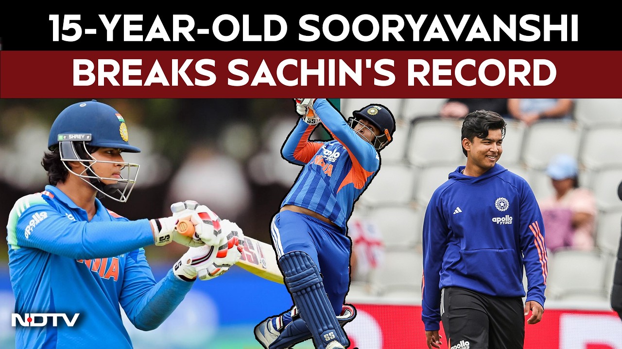 Vaibhav Sooryavanshi Makes His India Debut At Just 15 Years, Breaks Sachin Tendulkar's Record