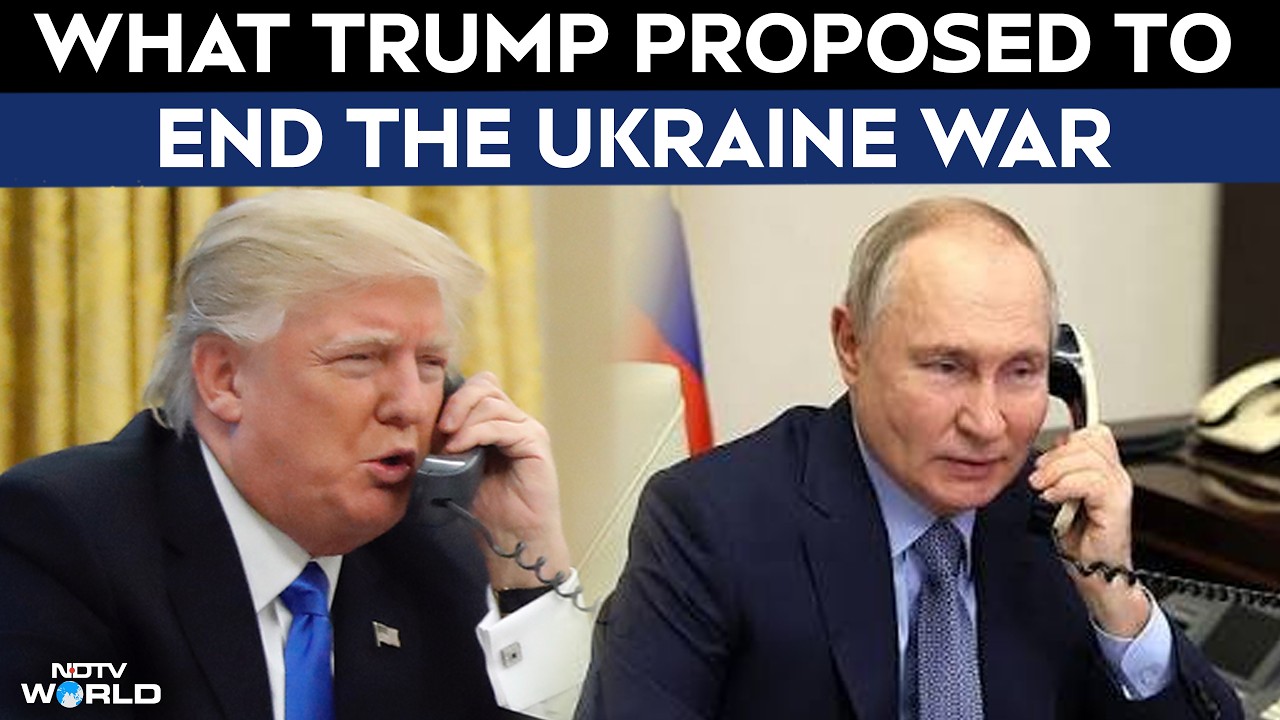 Donald Trump News | Trump, Putin Hold 90-Minute Call On Ukraine War