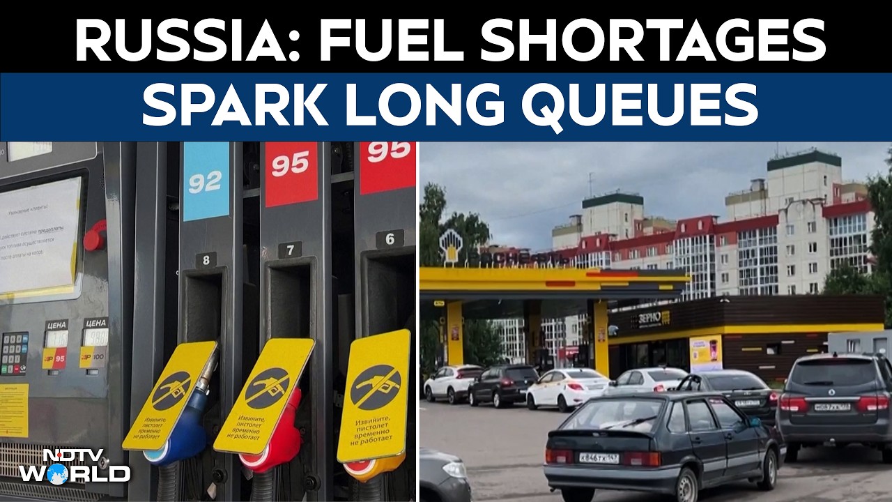 Russia | 'The Situation Is Getting Tight': Long Fuel Queues Hit St. Petersburg Amid Russia Shortage