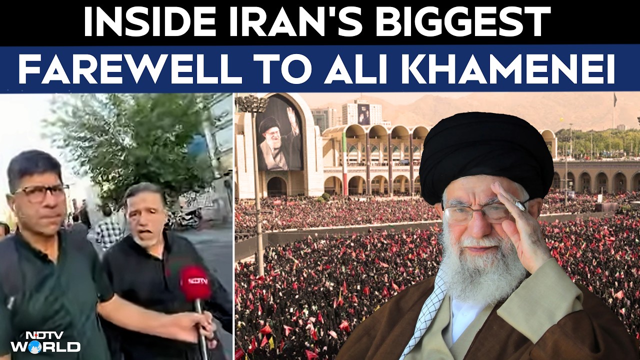 Iran News | NDTV Ground Report: Tehran Unites At Ayatollah Ali Khamenei's Funeral