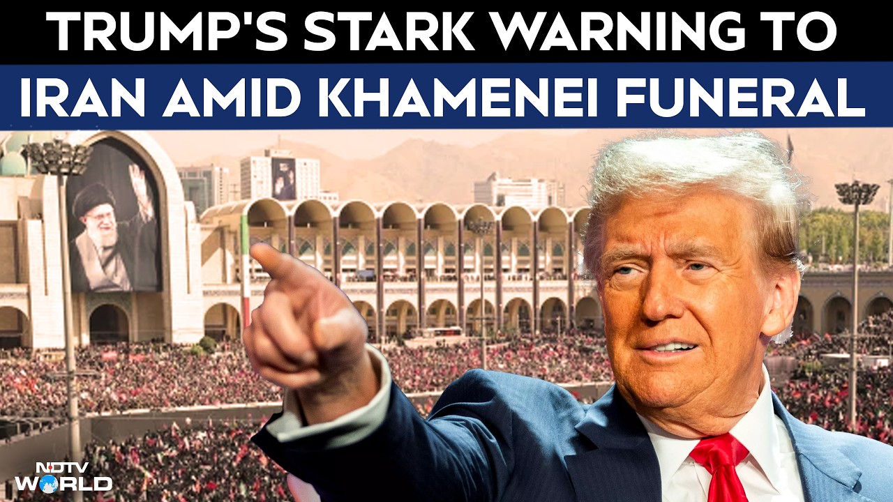 Ayatollah Ali Khamenei | Donald Trump Warns Iran Amid Khamenei's Funeral