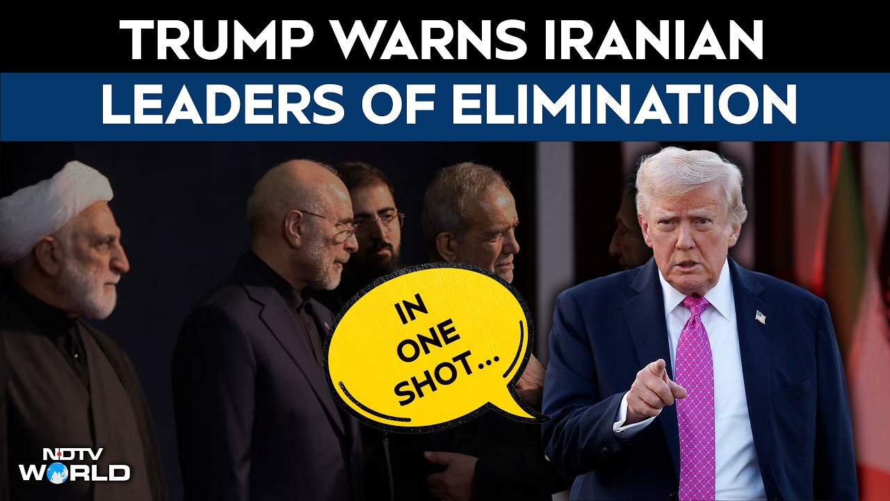 US Iran War | "In One Shot...": Trump Warns Iranian Leaders Even As Iran Mourns Ayatollah Khamenei