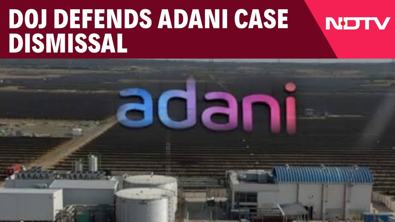 Adani News | 'Courts Can't Second-Guess Prosecutors': US Department Of Justice On Adani Case