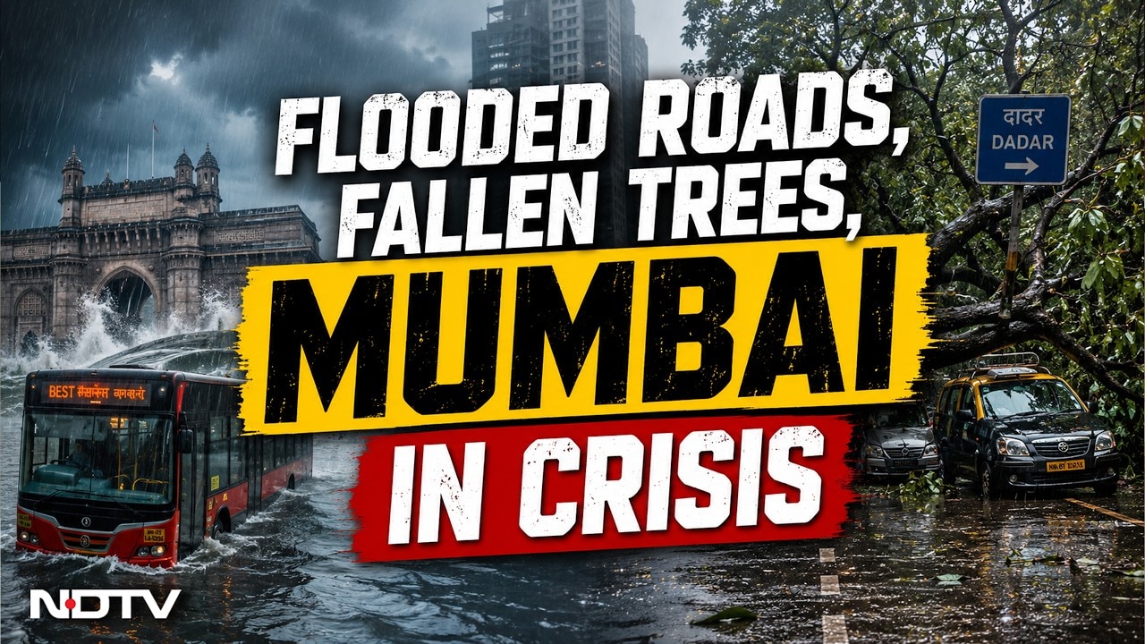 Mumbai Rains | Mumbai's Monsoon Nightmare: Roads Flooded, Services Hit | Mumbai Monsoon