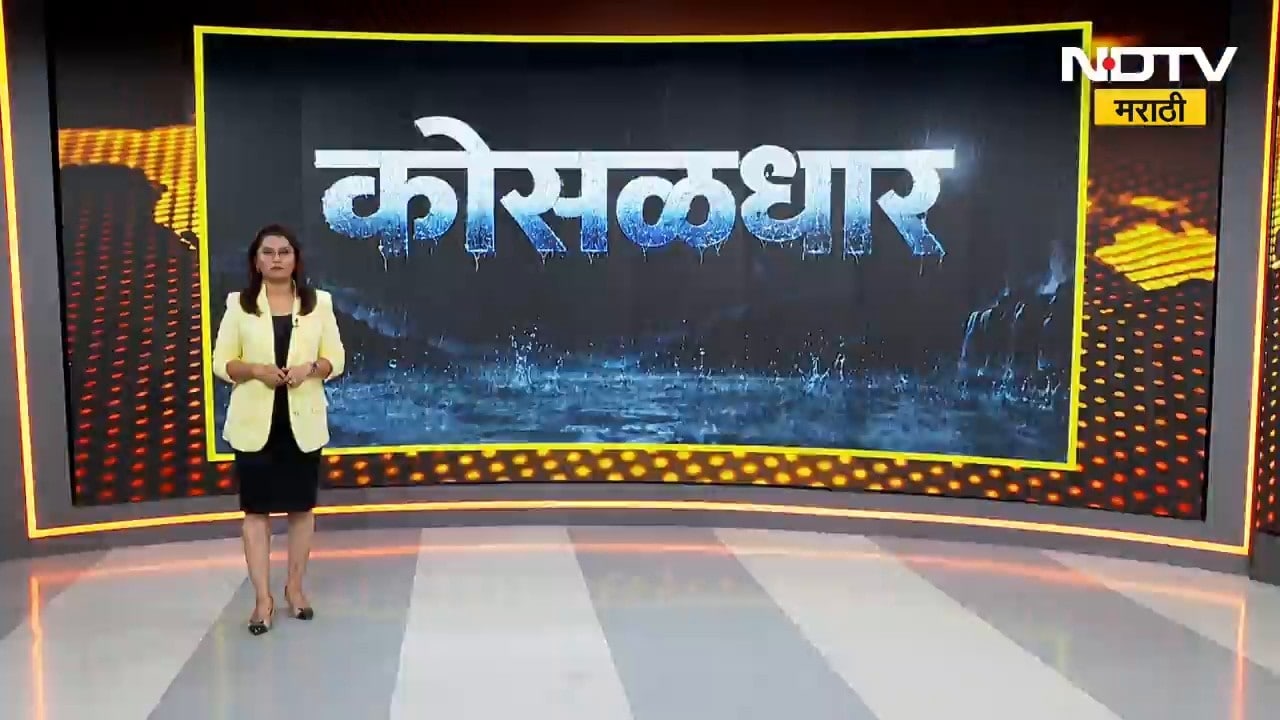 Goregaon|गोकुळधाममध्ये वाऱ्यासह पाऊस; तरुणांची समयसूचकता,भलामोठा बॅनर वेळीच उतरवल्यानं दुर्घटना टळली