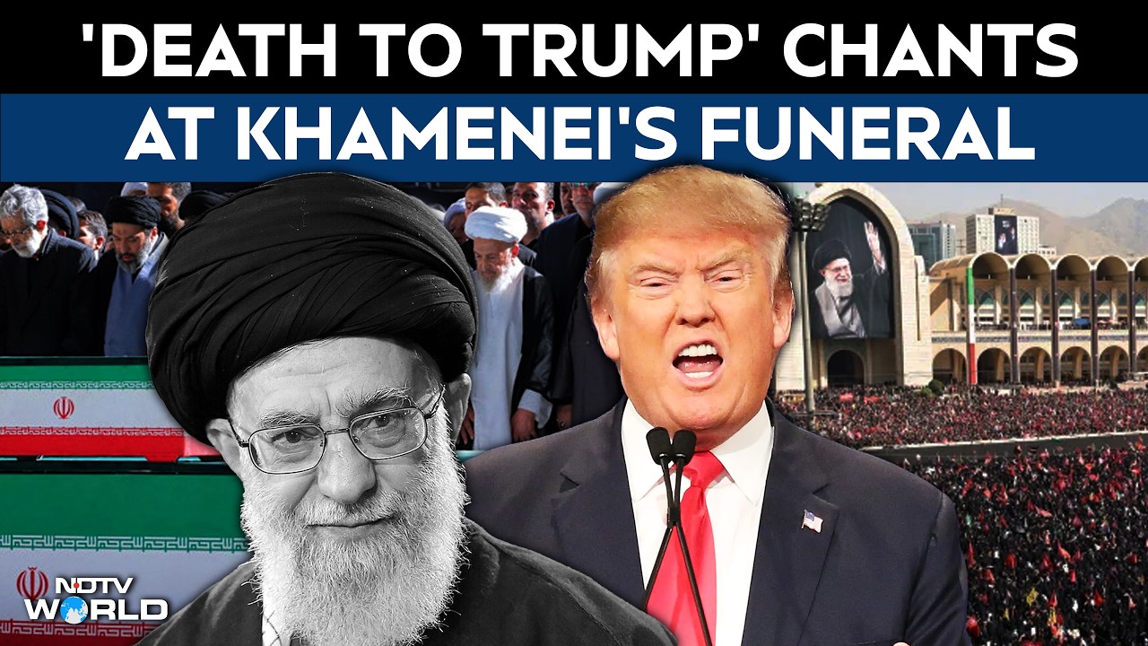 'Kill Trump' Calls At Ali Khamenei's Funeral As Top Leaders Reemerge From Hiding