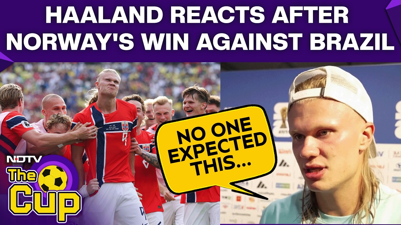 FIFA World Cup 2026 | Haaland Reacts After Norway's Win Against Brazil, Says It's Crazy