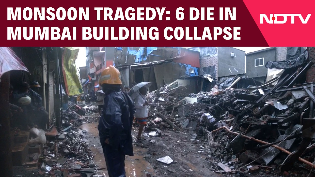 Mumbai Building Collapse: Six Dead as Monsoon Fury Triggers Tragedy