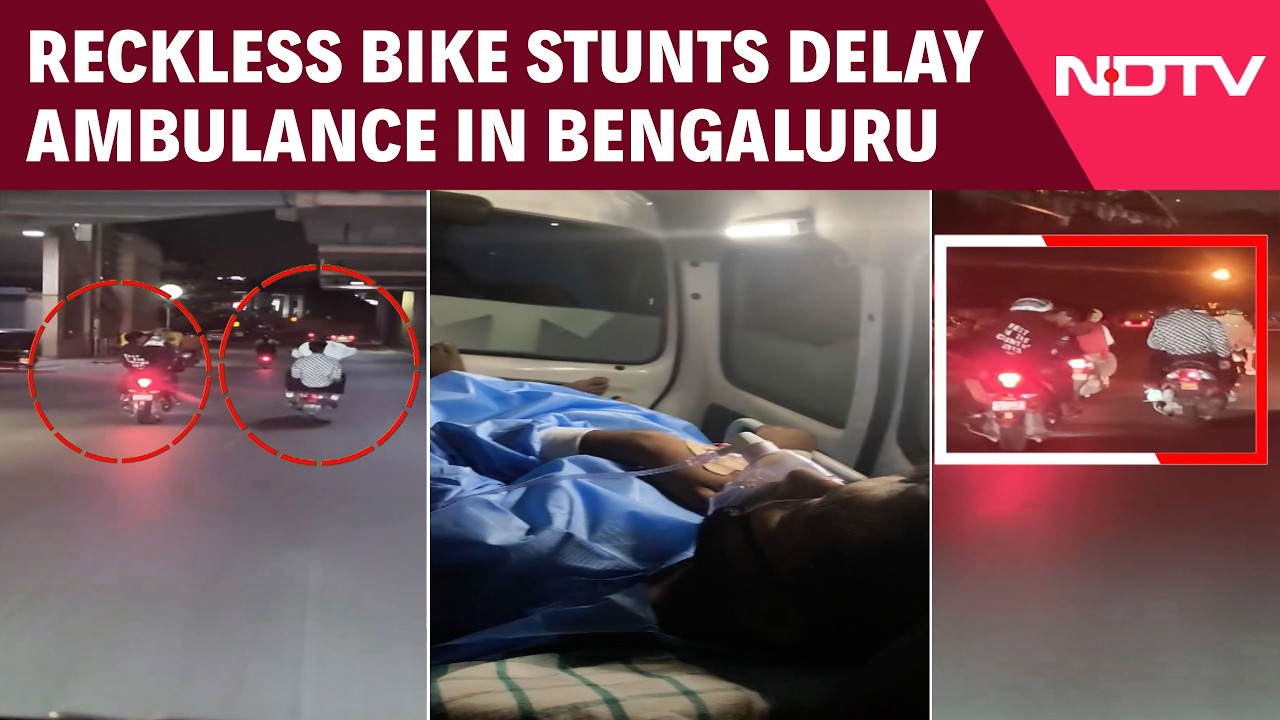 Bikers Perform Stunts, Block Ambulance With Patient In Bengaluru